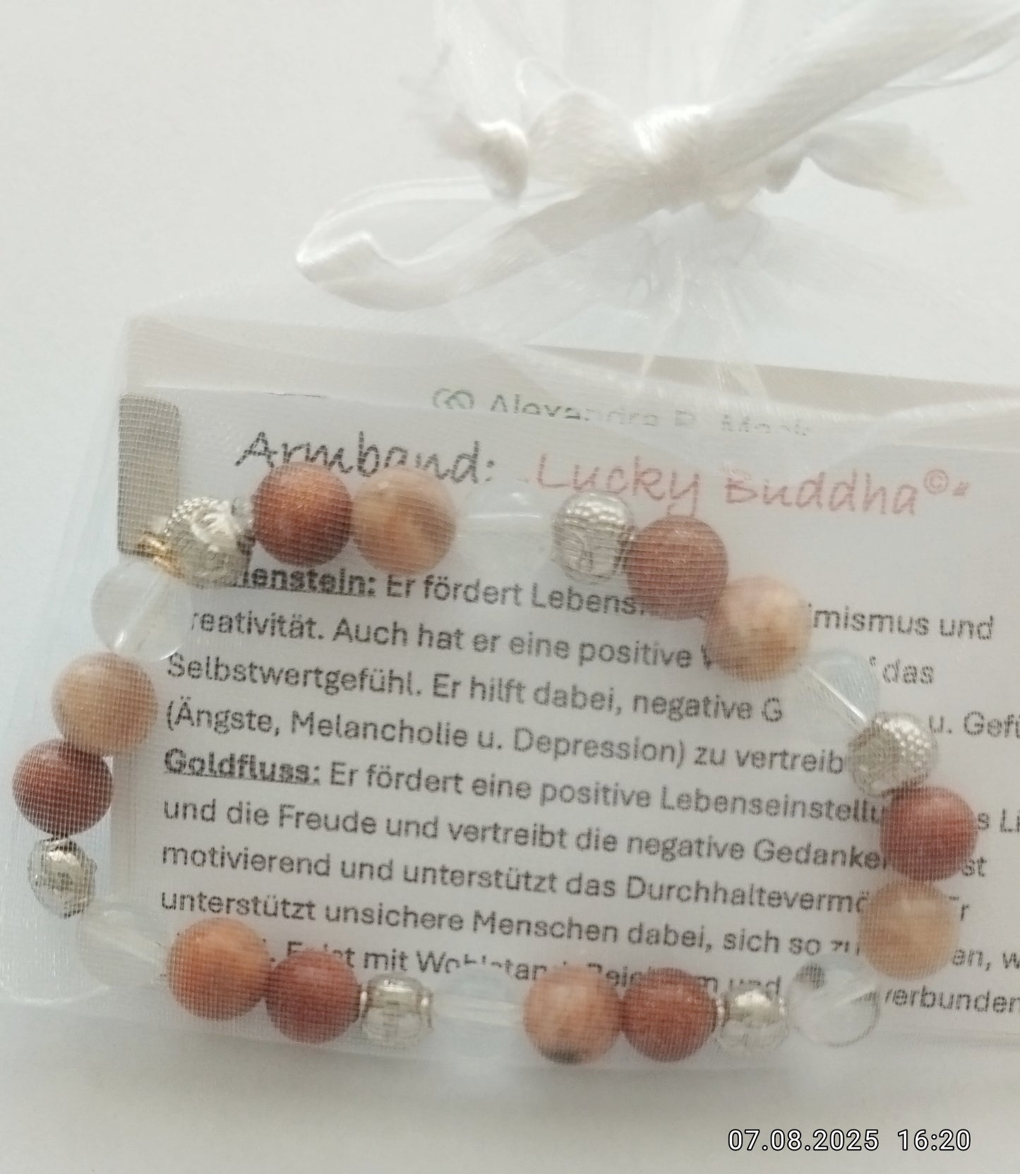 NEU: Armband "Lucky Buddha©" - Bracelet "Lucky Buddha©"